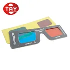 Customized Frame Color Plastic Lens 3D Glasses