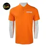 iGift Men's Short-Sleeve Orange Color Polo Shirt Sports Polo Shirt