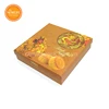 High Premium Customize Logo Box Size 28.5 X 28.5 X 7 Cm Duplex Paper In Offset Moon Cake Paper Box