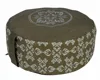 Printed and Embroidered stone washed non pleated meditation cushion zafu