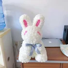 happy Easter gift promotional decoration soft toy foam rabbit doll Forever preserved rose flower Easter rabbit