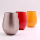 Bulk items insulated vacuum stainless steel double wall glass cups freeze wine glasses,glass for beer