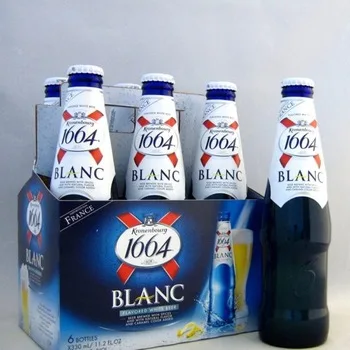 french kronenbourg 1664 blanc 330ml beer 6 pack bottles