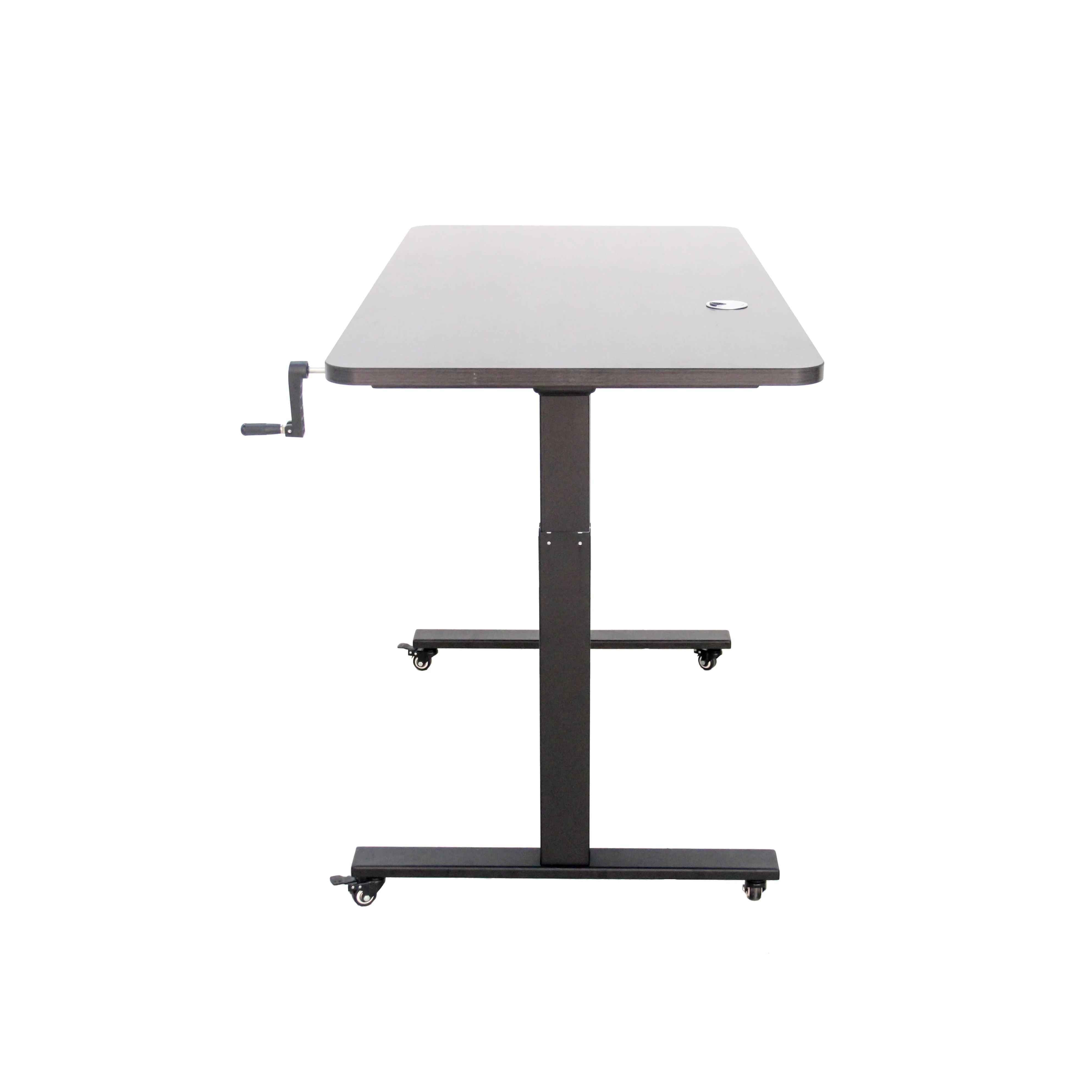 Hand Crank Manual Uplift Height Adjustable Desk For Office