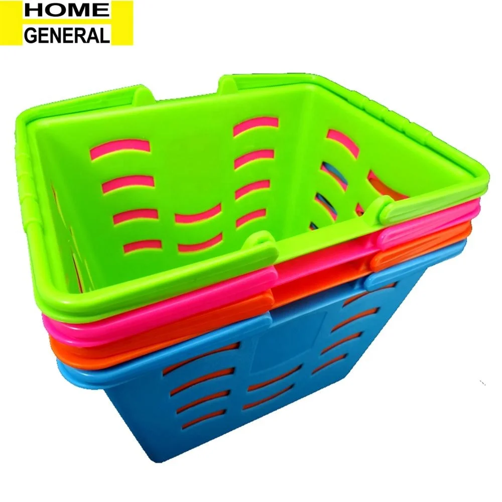basket general plastic baskets with handle pp rectangular