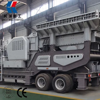 Great Wall Mobile Rock Crushing Units, Mobile Jaw Crusher With Feeder