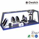 Home cinema 9d cinema simulator with interactive game , mini 9d cinema for theme park
