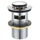 Modern Lavatory Basin Click Clack Pop Up Sink Drain