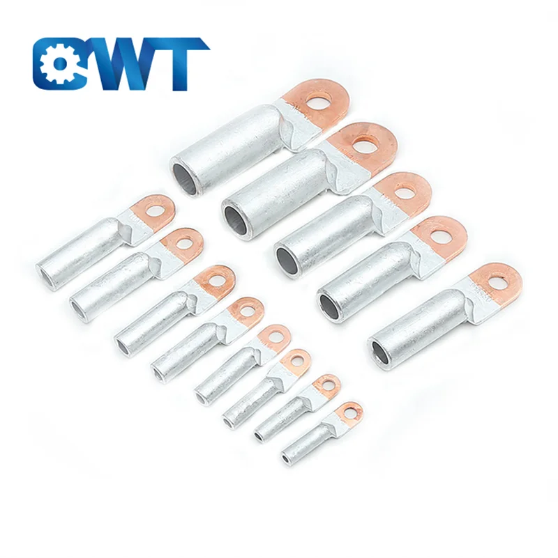 QWT 10,16 y 25,35 de 50,70 240.630mm calibre 0 cobre aluminio hembra cable eléctrico de la batería de alambre bimetálico terminales