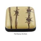 Custom souvenir Square Metal 3D Permanent Fridge Magnet