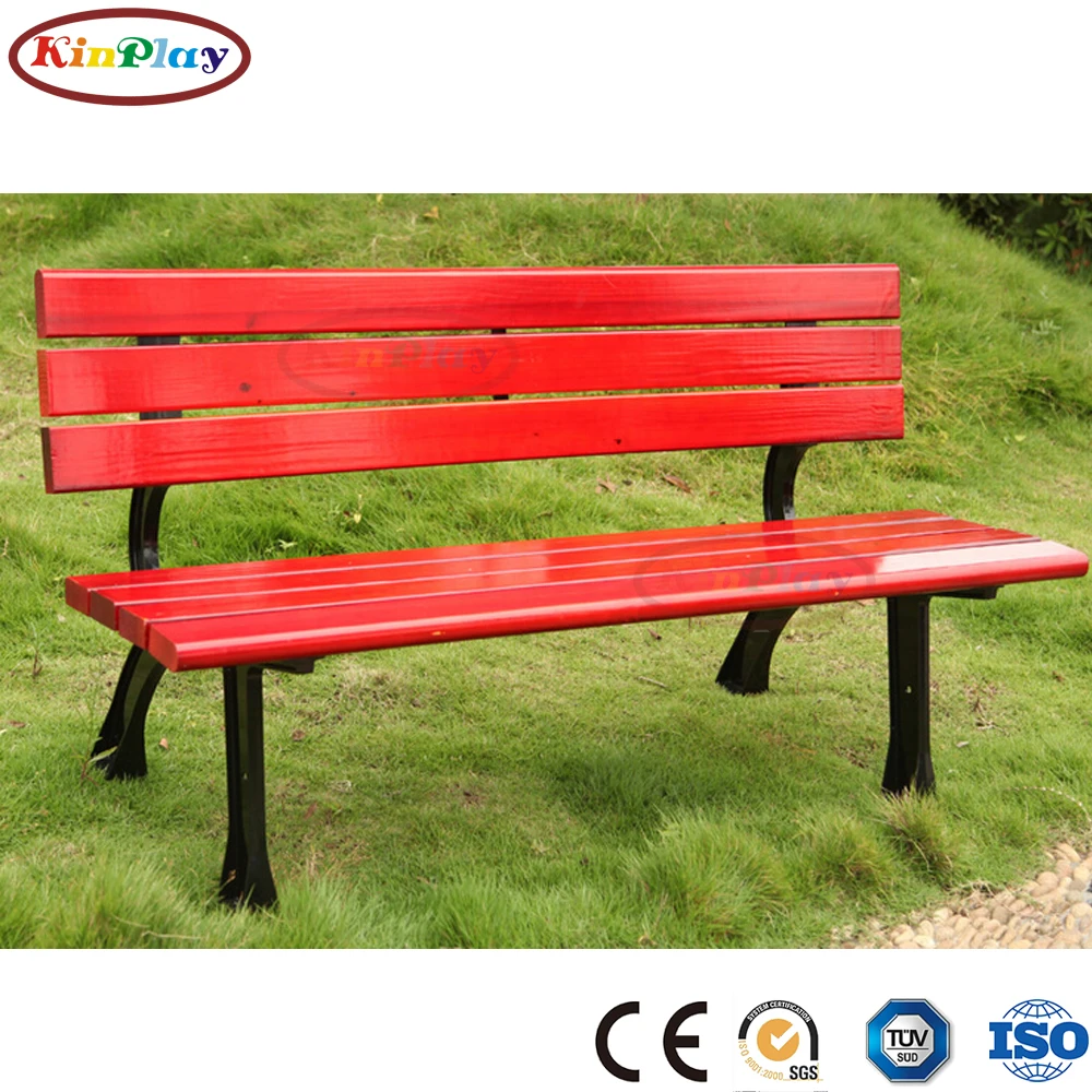 KINPLAY brand high quality modern outdoor bench park wooden bench chair