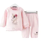 kids girls clothing wholesale embroidery floral collar kids clothes sets cotton for spring autumn