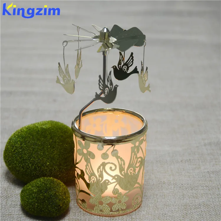 Charms Spin Around Scandinavian Design Candle Holder Cheap Wedding Return Gift Items