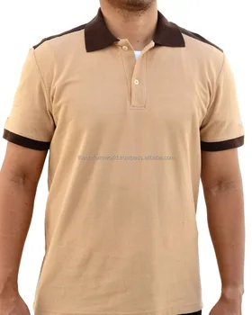 brown polo t shirt