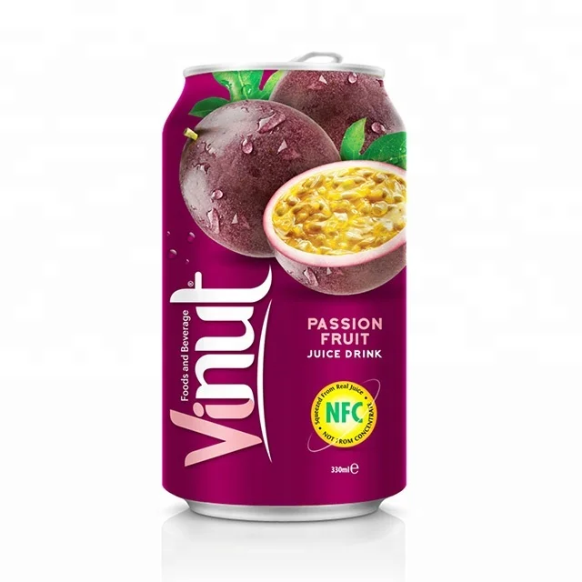 suppliers fresh passion fruit puree juice drink 330ml