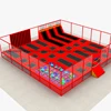 kids soft play indoor playground equipment with foam trampoline