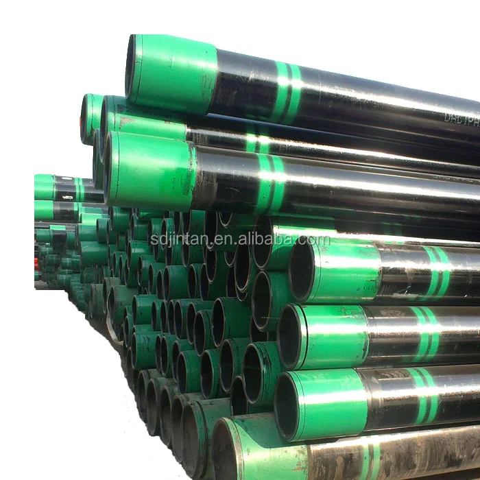 Api 5ct J55 Seamless Carbon Steel Oil Tubing Length R1 R2 R3 End Eu Nu