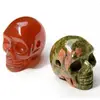 Small size crystal skull with hole for pendants or bracelet mulit color available