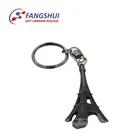 Paris eiffel tower 3d metal france key chain