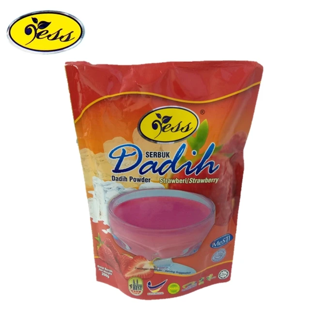 delicious strawberry flavour jelly powder