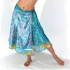 Vintage Silk Sari Medium Wrap Skirts