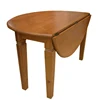 Solid Wood Furniture - Teak Solid Wood Indoor Folding Dining Table Furniture