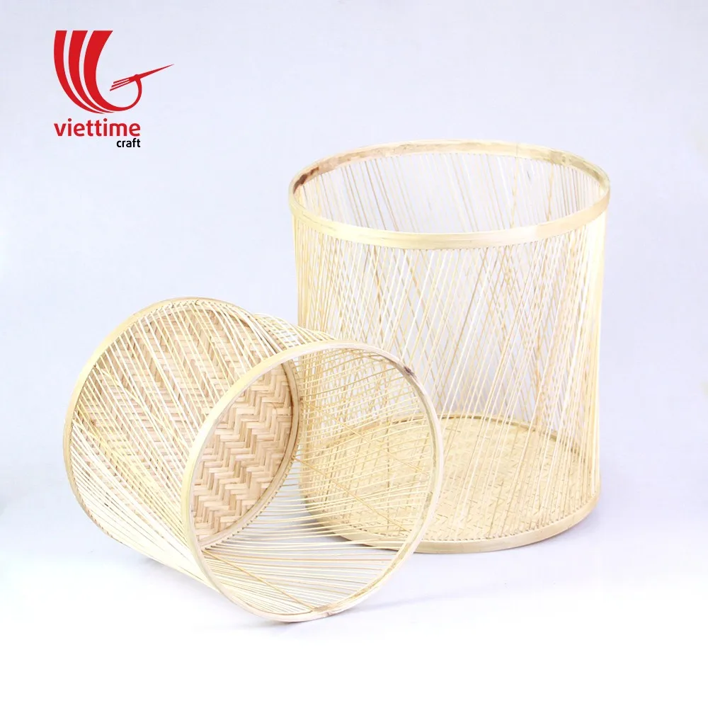 hot selling 2019 weaving bamboo storage basket wholesale made in