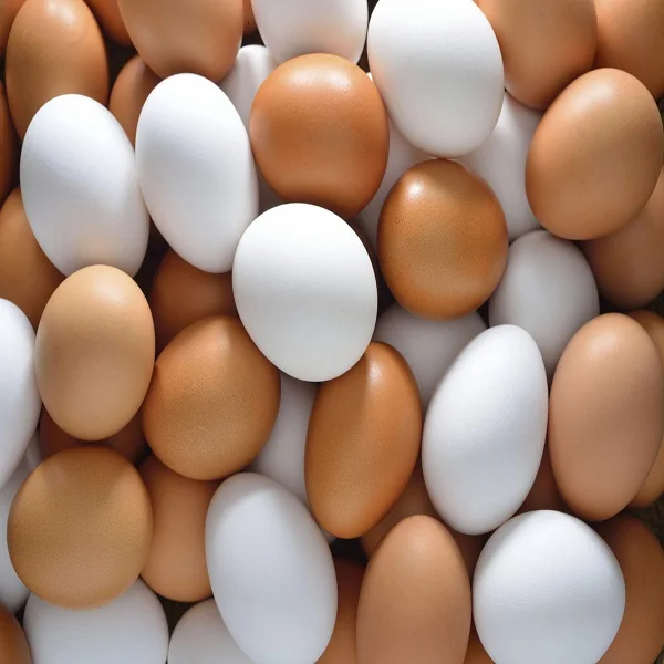 Farm Fresh Table White Eggs, Brown eggs
