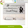 Vinyl Wall Decal Quotes Bed Room Wall Stickers