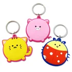 Promotional Custom Cheap Soft PVC Beer Bottle Opener Keychain