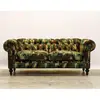Vintage and Modern Fabric Sectional Sofa