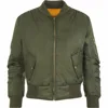 Flight bomber jacket men/smooth satin fabric bomber jacket wholesale/Black bomber jacket