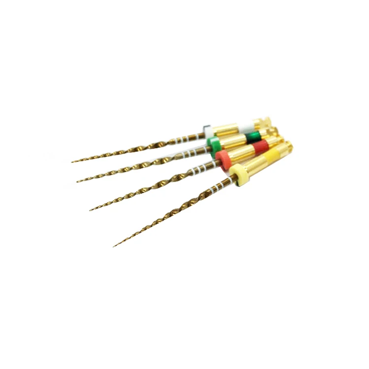 Endodontic Rotary Files Gold Endo Files With High Flexibility 21mm 25mm