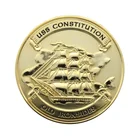 Technology Coin Silver Coin Diamond Faceting Technology Round Silver Plate Custom Blank Copper Coin