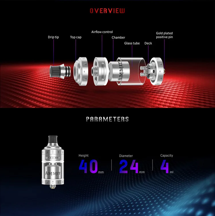 geekvape ammit mtl rta 100% original from elego