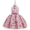 Guangzhou Meiqiai Satin Baby Party Dress Girl Cotton Frocks Designs Kids Clothing L5130