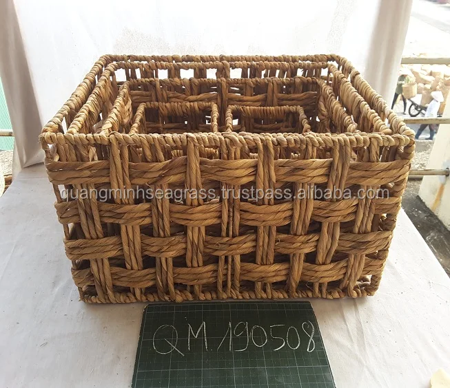 stationery basket wicker kitchen basket eco-friendly rattan