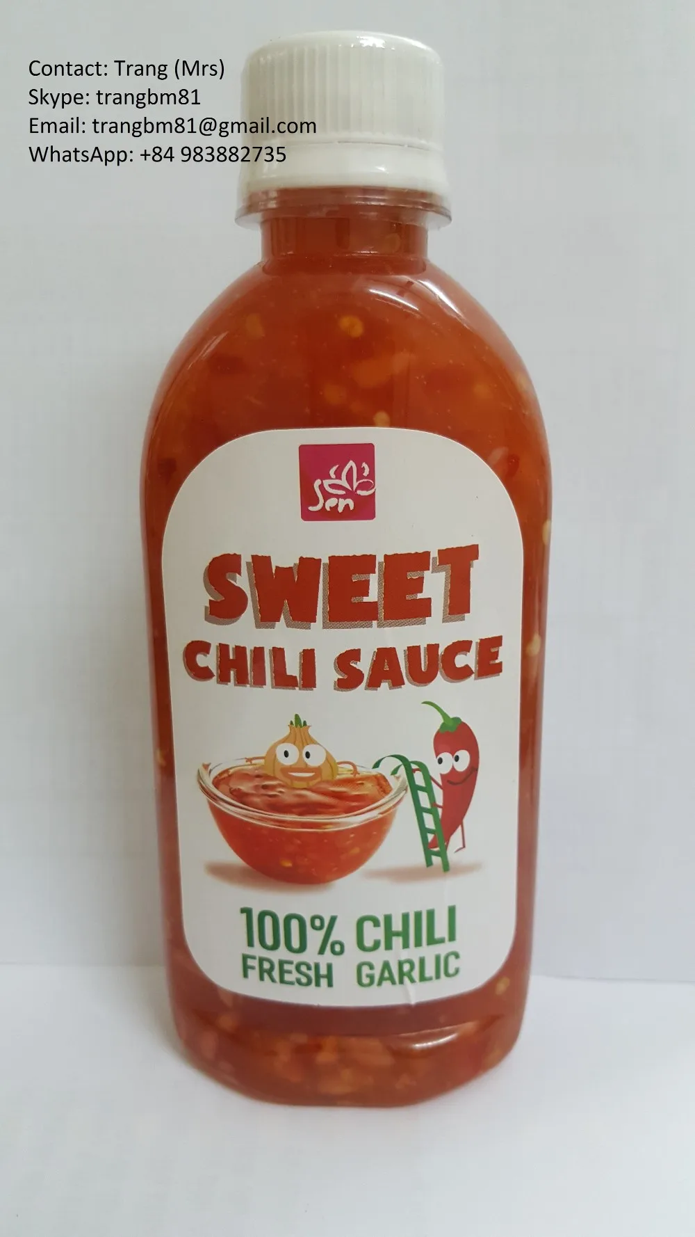 vietnam special quality sweet chilli sauce from fresh red hot