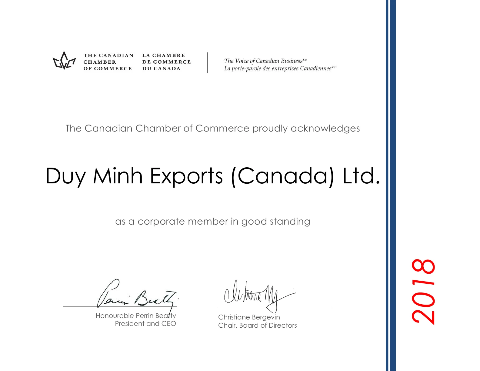 Duy Minh Exports Ltd.