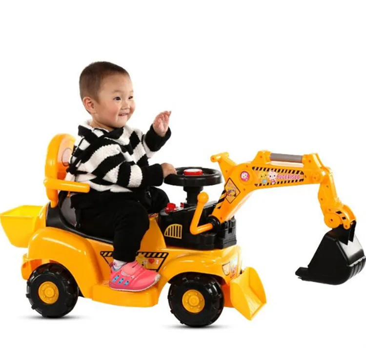高品质的时尚儿童汽车电动迷你挖掘机和推土机出售中国