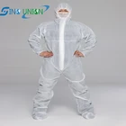 disposable sms non-woven paintball coverall
