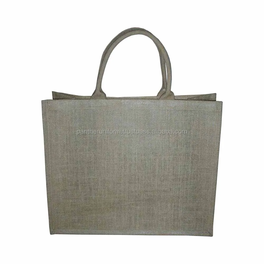 luggage, bags & cases  bag  printed jute bag with padded rope