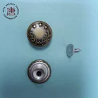Wholesale custom shank metal jeans button for jeans
