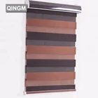 Polyester china manufacturer of zebra roller blinds fabric for roller shades