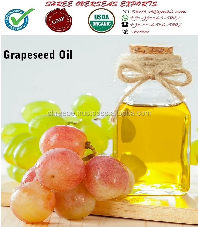 100% organic extremely high therapeutic grade grapeseed oil from