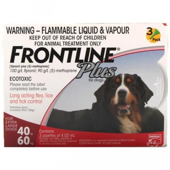 frontline plus for dogs extra large dog