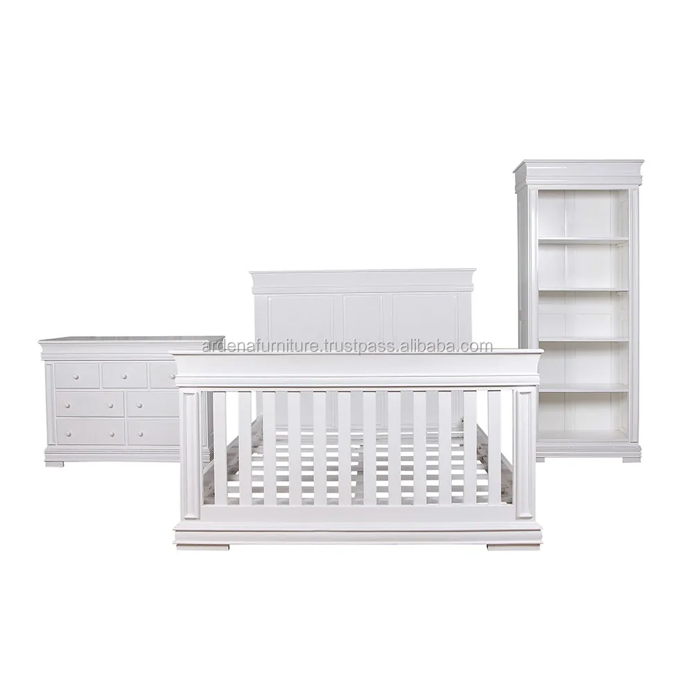 solid wood crib set