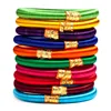 Multicolor Indian Silk Thread Bangles Bracelets