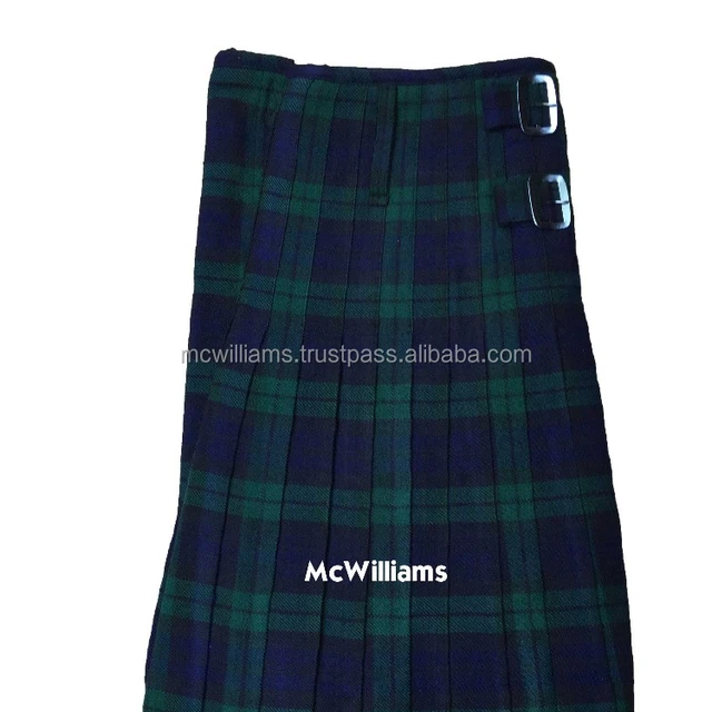 mcwilliams custom black watch tartan kilts