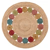 Outdoor Area Rugs Designer Circular Jute Floor Rug